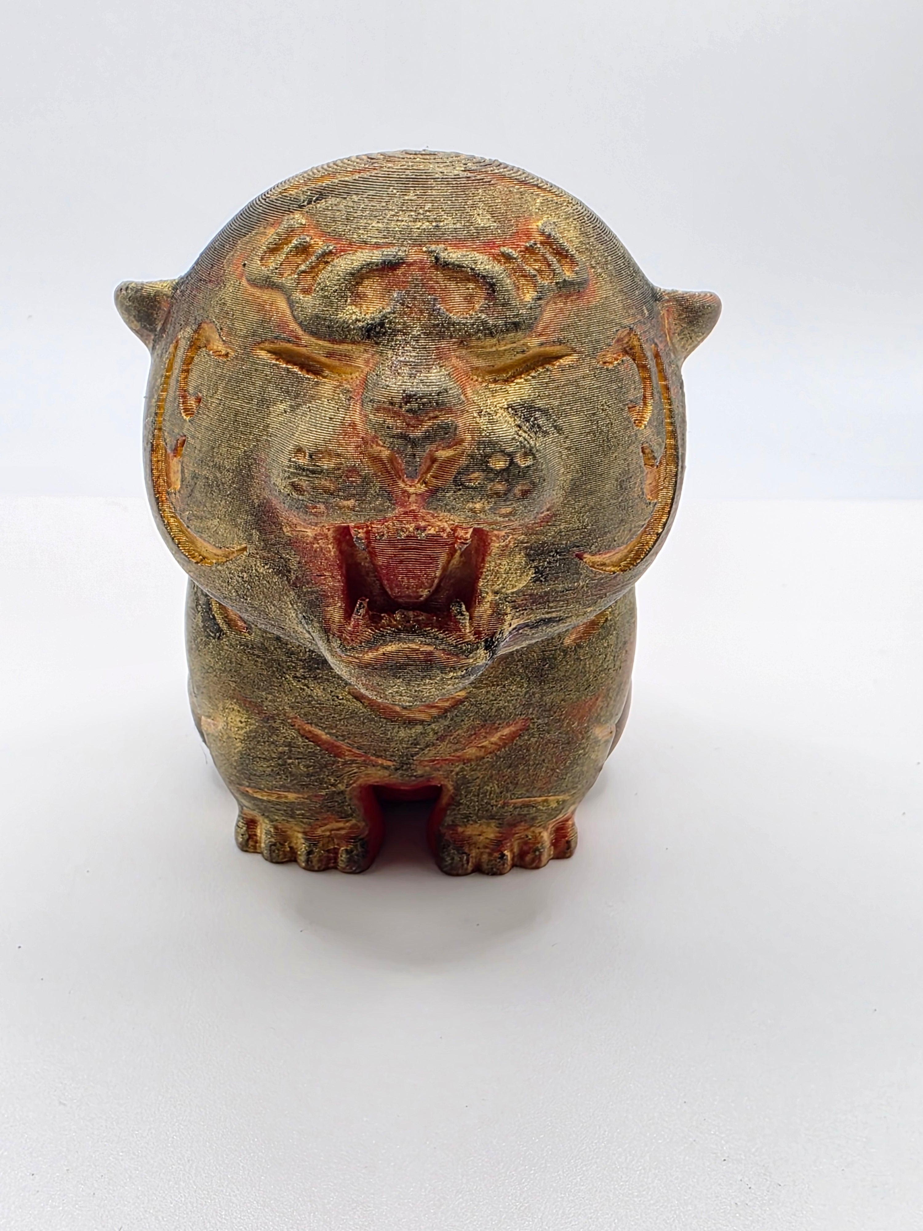 Fierce Guardian Tiger Figurine