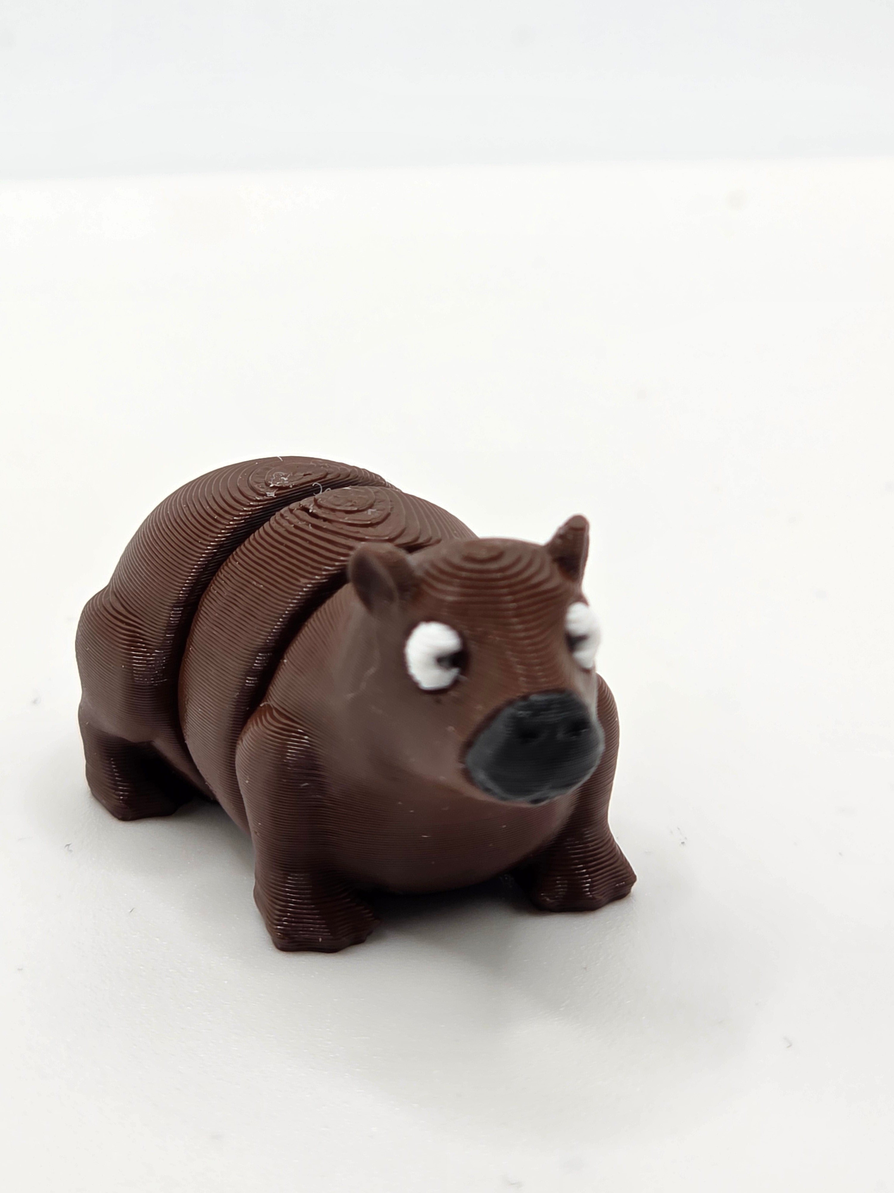 Flexible Capybara – Bendable Fidget Toy &amp; Desk Buddy