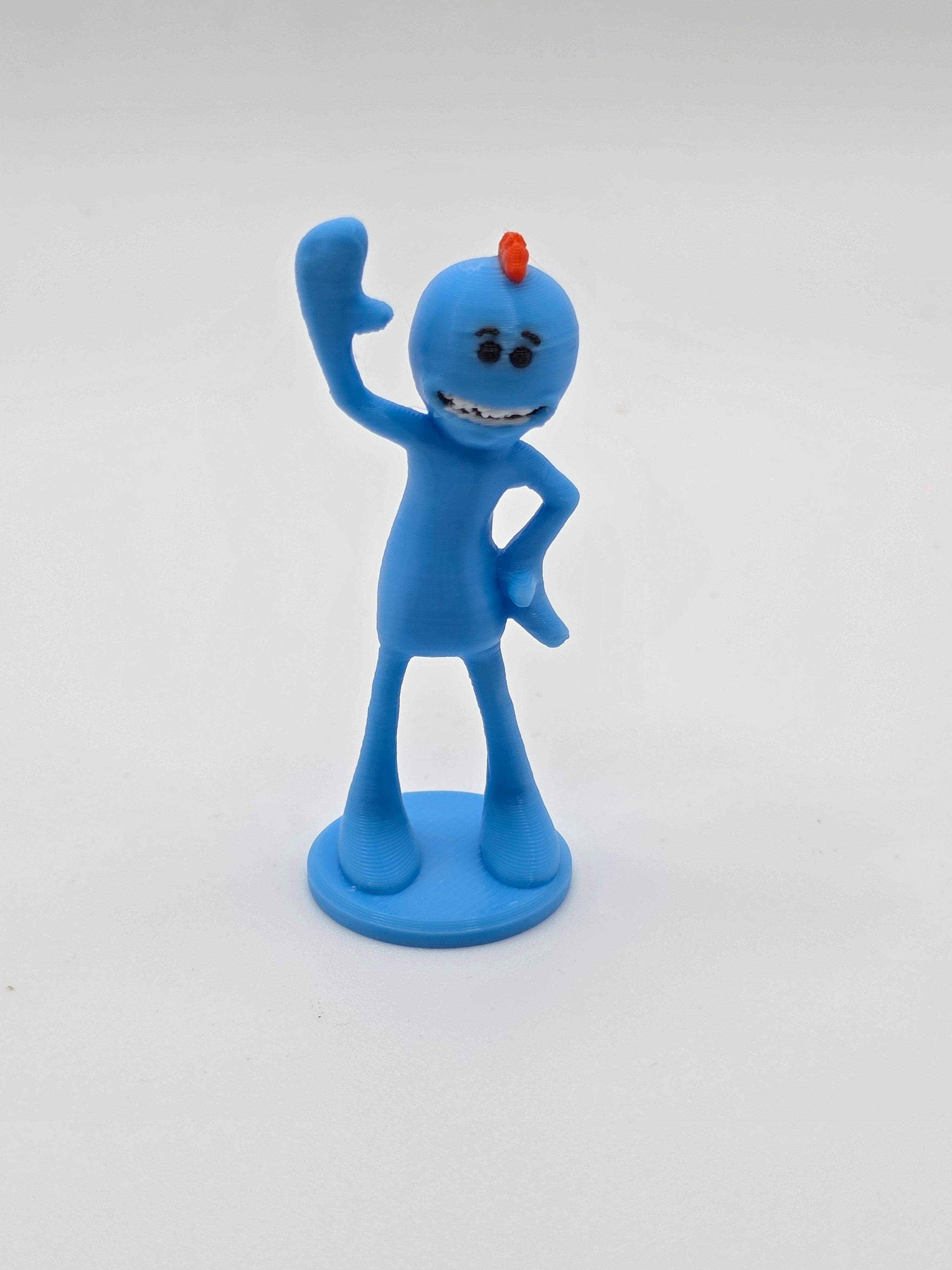 Mr. Meeseeks Figurine – Rick and Morty Collectible Desk Buddy